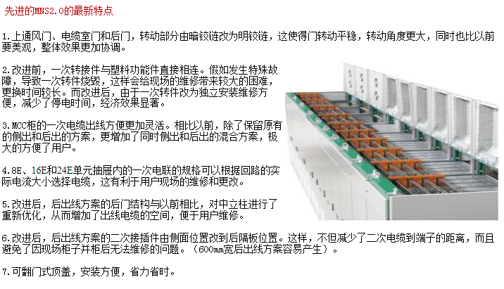 mns產(chǎn)品特點