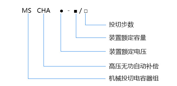 無(wú)功自動(dòng)補(bǔ)償成套裝置型號(hào)含義